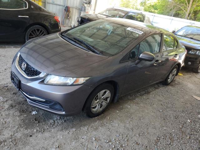 19XFB2F58FE071756 - 2015 HONDA CIVIC LX GRAY photo 1