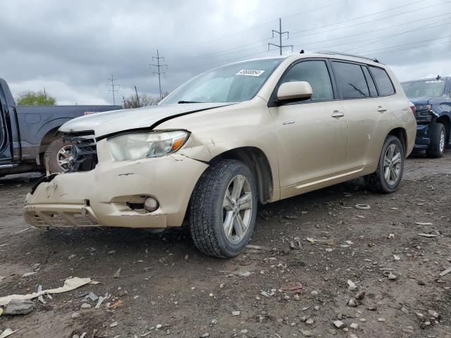 JTEES43A282079761 - 2008 TOYOTA HIGHLANDER SPORT GOLD photo 1