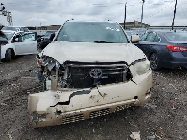 JTEES43A282079761 - 2008 TOYOTA HIGHLANDER SPORT GOLD photo 5