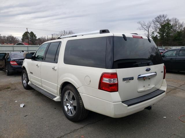 1FMFK19517LA95567 - 2007 FORD EXPEDITION EL LIMITED WHITE photo 3