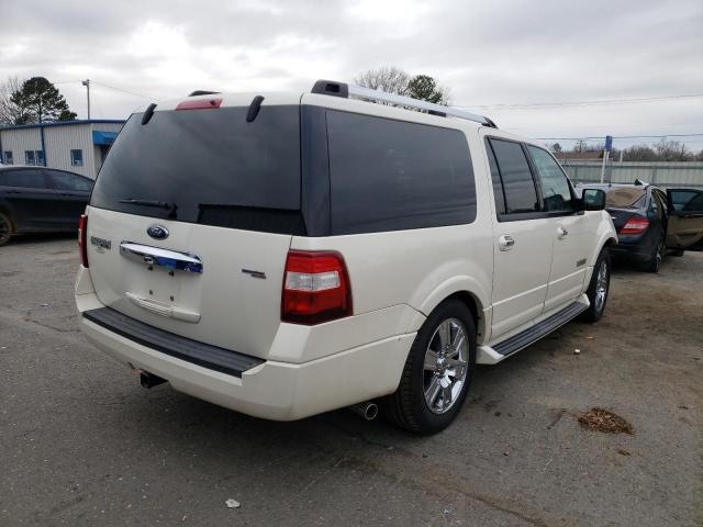 1FMFK19517LA95567 - 2007 FORD EXPEDITION EL LIMITED WHITE photo 4