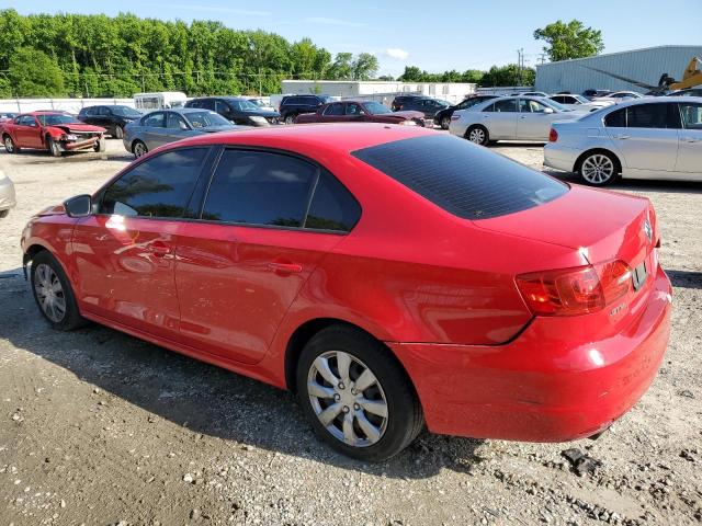 3VW2K7AJ6CM397814 - 2012 VOLKSWAGEN JETTA BASE أحمر صورة 2