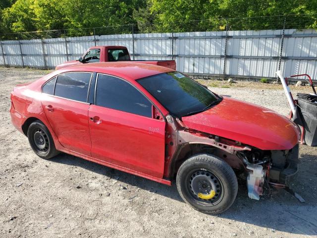 3VW2K7AJ6CM397814 - 2012 VOLKSWAGEN JETTA BASE أحمر صورة 4