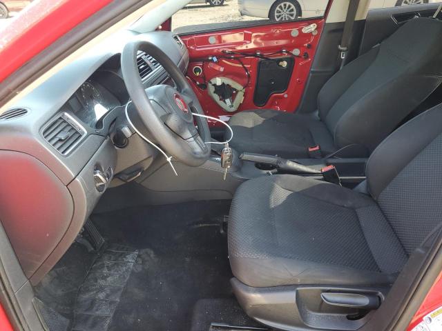 3VW2K7AJ6CM397814 - 2012 VOLKSWAGEN JETTA BASE أحمر صورة 7