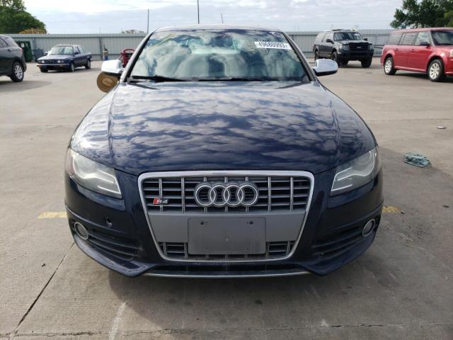 WAUKGAFL1AA156407 - 2010 AUDI S4 PRESTIGE BLUE photo 5