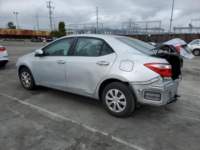 5YFBURHE5GP515576 - 2016 TOYOTA COROLLA L SILVER photo 2