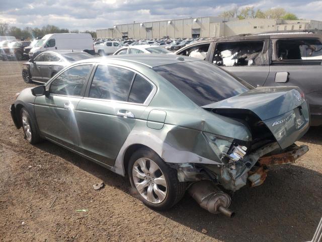 1HGCP36888A039904 - 2008 HONDA ACCORD EXL GREEN photo 2