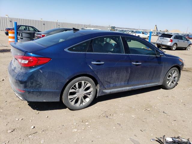 5NPE34ABXHH583941 - 2017 HYUNDAI SONATA SPORT BLUE photo 3