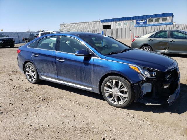 5NPE34ABXHH583941 - 2017 HYUNDAI SONATA SPORT BLUE photo 4