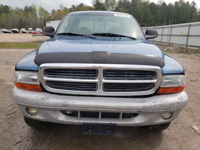 1D7HG48N63S192853 - 2003 DODGE DAKOTA QUAD SLT BLUE photo 5