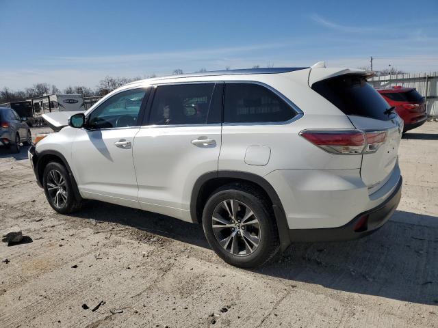 5TDJKRFHXGS309725 - 2016 TOYOTA HIGHLANDER XLE Ağ foto 2