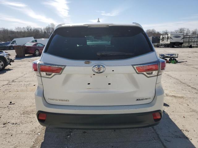 5TDJKRFHXGS309725 - 2016 TOYOTA HIGHLANDER XLE Ağ foto 6