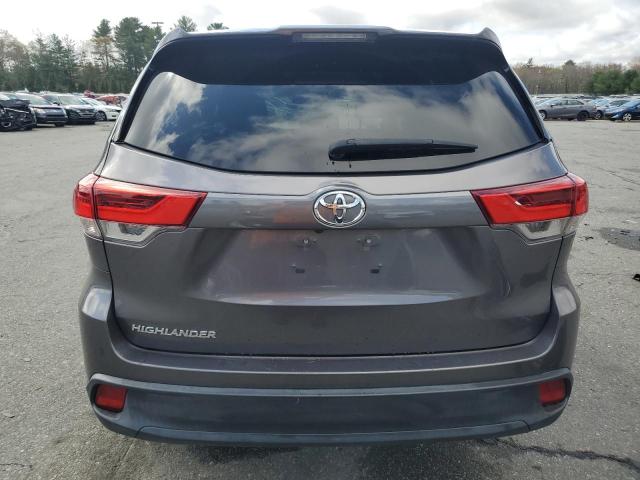 5TDZARFH5HS025992 - 2017 TOYOTA HIGHLANDER LE GRAY photo 6