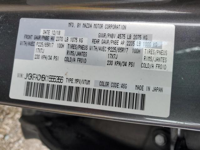 JM3KFACM6K1555356 - 2019 MAZDA CX-5 TOURING GRAY photo 14