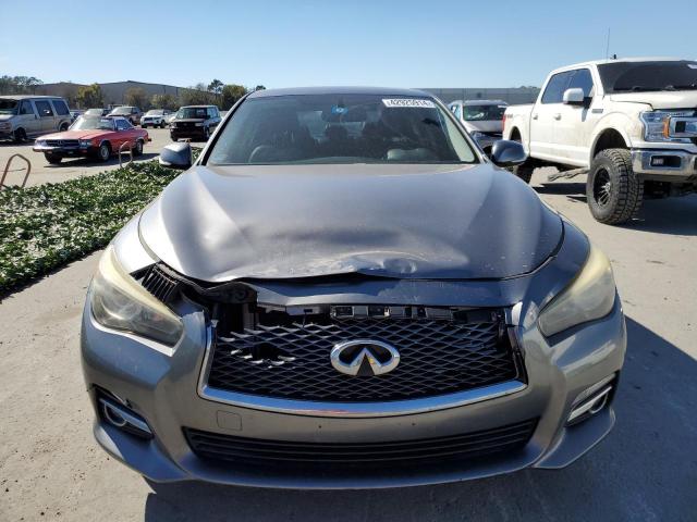 JN1BV7AP0EM671797 - 2014 INFINITI Q50 BASE GRAY photo 5