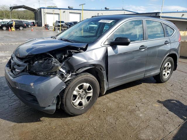 5J6RM3H39EL010991 - 2014 HONDA CR-V LX GRAY photo 1