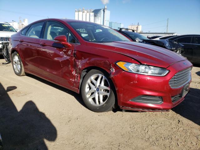 1FA6P0H77F5124680 - 2015 FORD FUSION SE RED photo 4