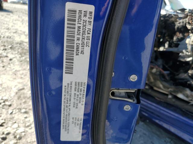 2C3CDXGJXLH241142 - 2020 DODGE CHARGER SCAT PACK BLUE photo 12