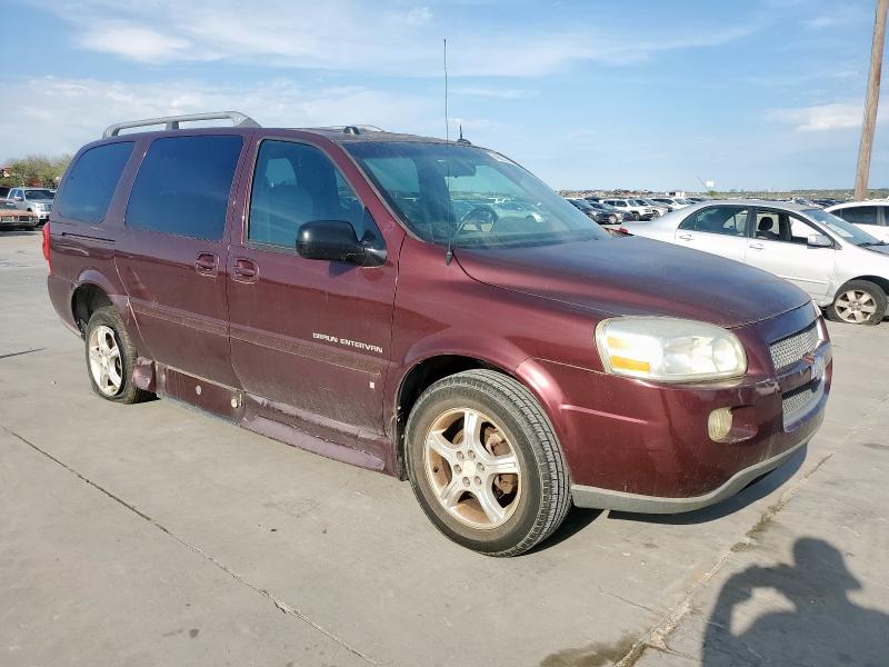 1GBDV13186D223082 - 2006 CHEVROLET UPLANDER INCOMPLETE BURGUNDY photo 4