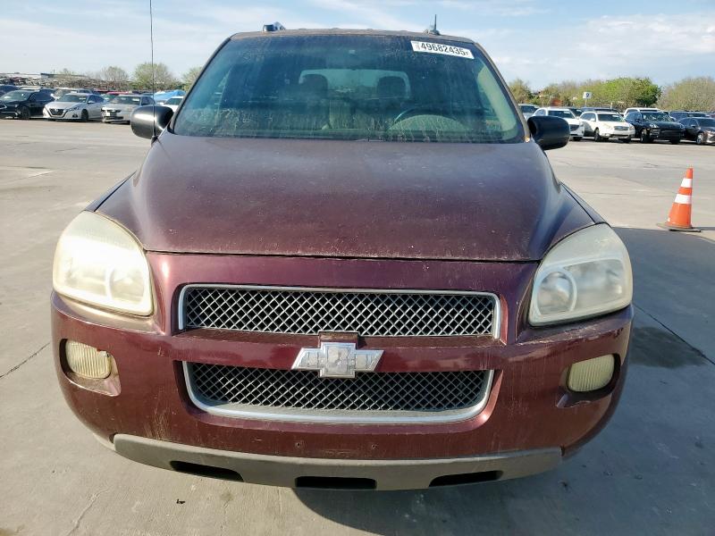 1GBDV13186D223082 - 2006 CHEVROLET UPLANDER INCOMPLETE BURGUNDY photo 5