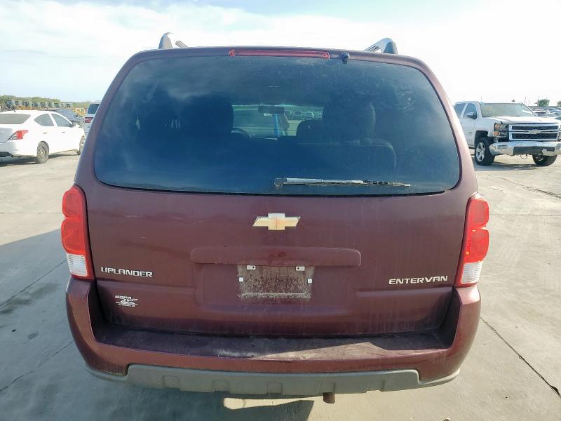 1GBDV13186D223082 - 2006 CHEVROLET UPLANDER INCOMPLETE BURGUNDY photo 6