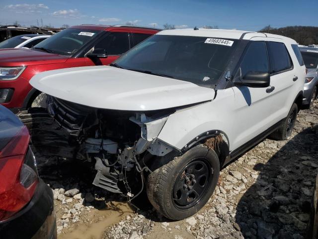 1FM5K8AR6HGE26043 - 2017 FORD EXPLORER POLICE INTERCEPTOR WHITE photo 1