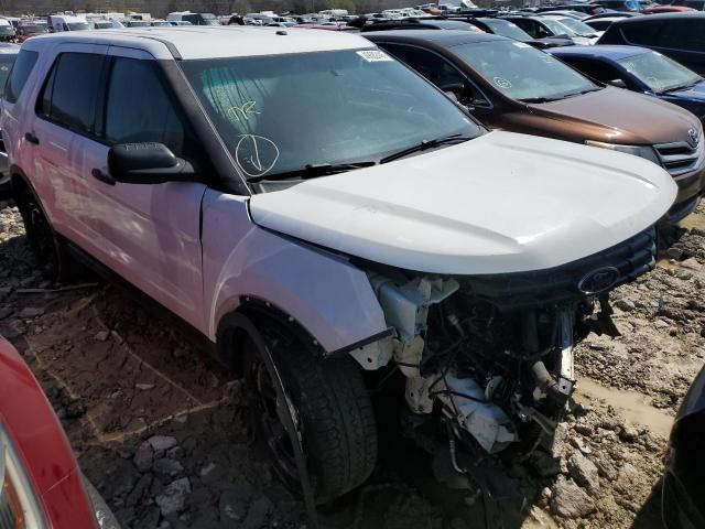 1FM5K8AR6HGE26043 - 2017 FORD EXPLORER POLICE INTERCEPTOR WHITE photo 4