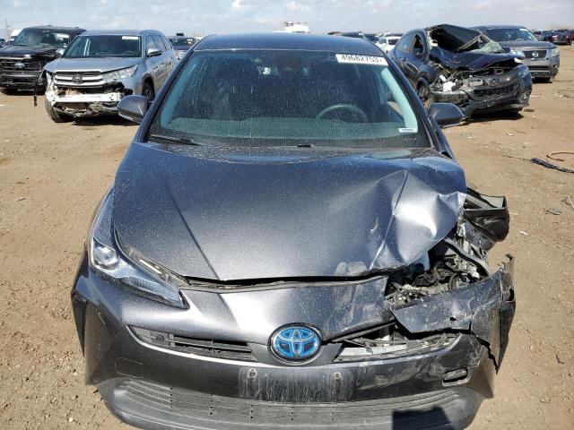 JTDKARFU2K3099734 - 2019 TOYOTA PRIUS GRAY photo 5