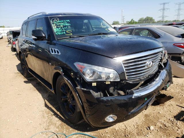 JN8AZ2NE9E9068086 - 2014 INFINITI QX80 BLACK photo 1