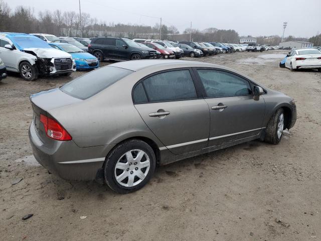 1HGFA16538L071673 - 2008 HONDA CIVIC LX GRAY photo 3