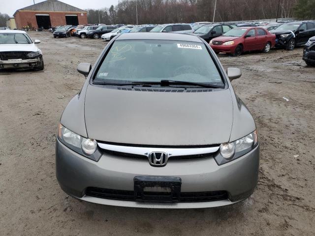 1HGFA16538L071673 - 2008 HONDA CIVIC LX GRAY photo 5