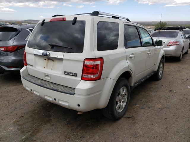 1FMCU4K37AKC65984 - 2010 FORD ESCAPE HYBRID WHITE photo 3