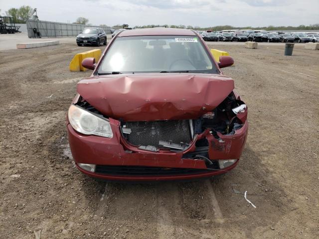 KMHDU46D38U469932 - 2008 HYUNDAI ELANTRA GLS BURGUNDY photo 5