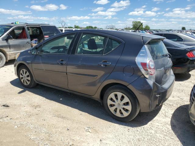 JTDKDTB3XC1516032 - 2012 TOYOTA PRIUS C GRAY photo 2