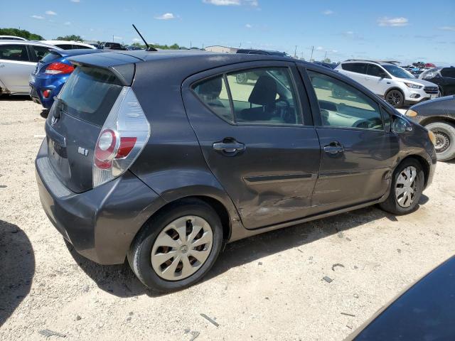 JTDKDTB3XC1516032 - 2012 TOYOTA PRIUS C GRAY photo 3