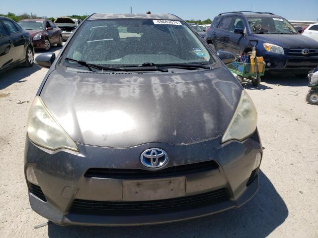 JTDKDTB3XC1516032 - 2012 TOYOTA PRIUS C GRAY photo 5