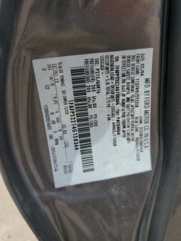 1FAFP52214G158366 - 2004 FORD TAURUS LX GRAY photo 12