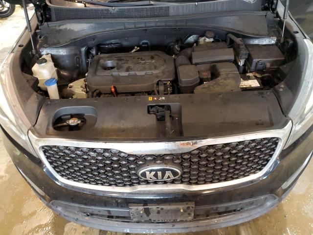 5XYPGDA38GG053608 - 2016 KIA SORENTO LX BLACK photo 12