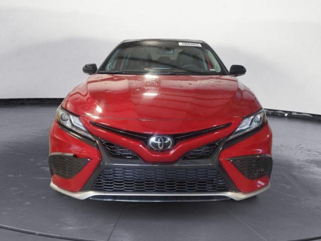 4T1KZ1AK4MU053329 - 2021 TOYOTA CAMRY TRD RED photo 5