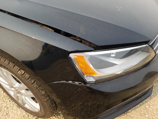 3VW2K7AJ8FM354015 - 2015 VOLKSWAGEN JETTA BASE 黑色 照片 9