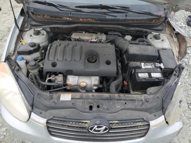 KMHCN46C09U332383 - 2009 HYUNDAI ACCENT GLS SILVER photo 11