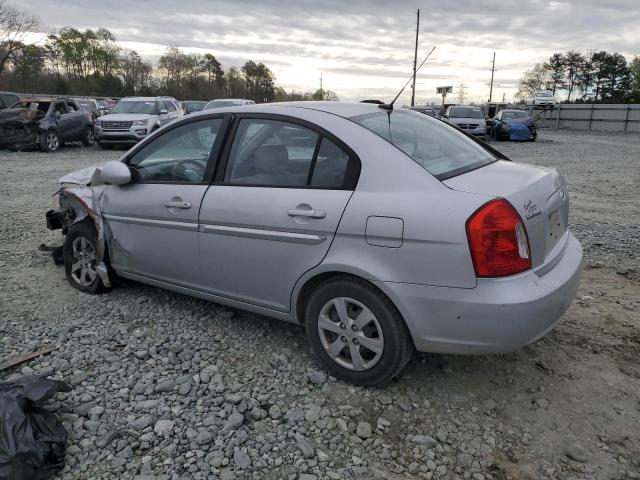 KMHCN46C09U332383 - 2009 HYUNDAI ACCENT GLS SILVER photo 2