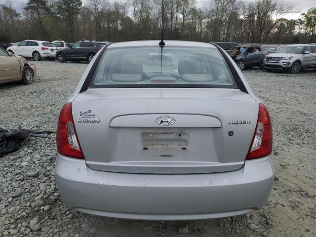 KMHCN46C09U332383 - 2009 HYUNDAI ACCENT GLS SILVER photo 6