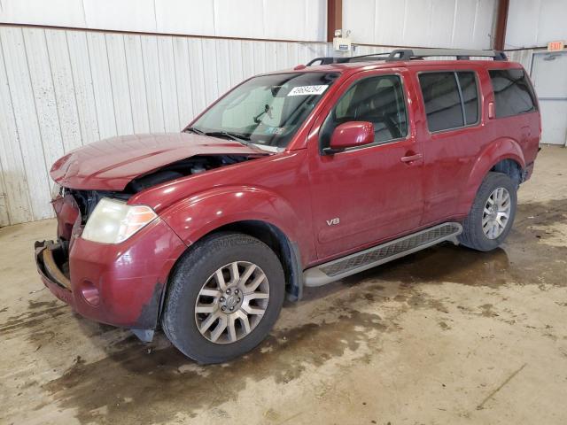 5N1BR18B58C637790 - 2008 NISSAN PATHFINDER LE RED photo 1