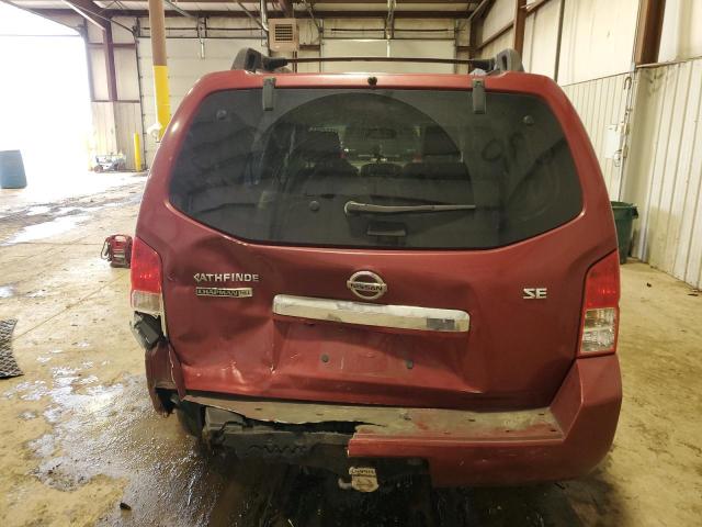 5N1BR18B58C637790 - 2008 NISSAN PATHFINDER LE RED photo 6