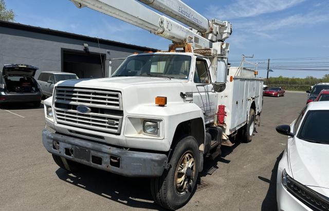 1FDXK84P6KVA56427 - 1989 FORD F800 F WHITE photo 2