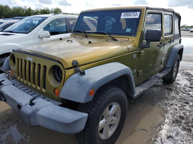 1J4GA39197L159174 - 2007 JEEP WRANGLER X GREEN photo 1