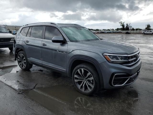 1V2CR2CA8MC578840 - 2021 VOLKSWAGEN ATLAS SEL R-LINE GRAY photo 4