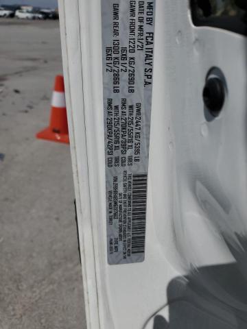 ZFBHRFAB5M6T87663 - 2021 RAM PROMASTER WHITE photo 12