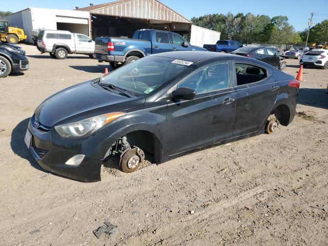 5NPDH4AE1CH139413 - 2012 HYUNDAI ELANTRA GLS BLACK photo 1